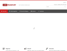 Tablet Screenshot of jobsfrankfurt.net